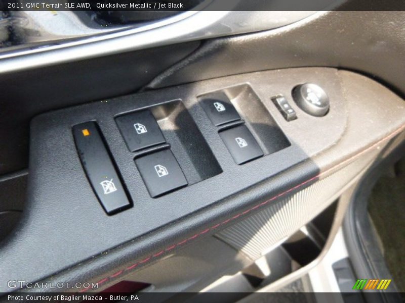 Quicksilver Metallic / Jet Black 2011 GMC Terrain SLE AWD