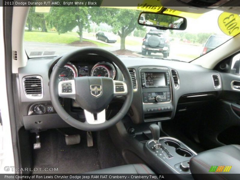 Bright White / Black 2013 Dodge Durango R/T AWD