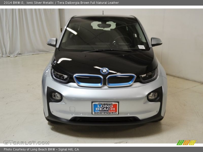 Ionic Silver Metallic / Tera Dalbergia Brown Full Natural Leather 2014 BMW i3