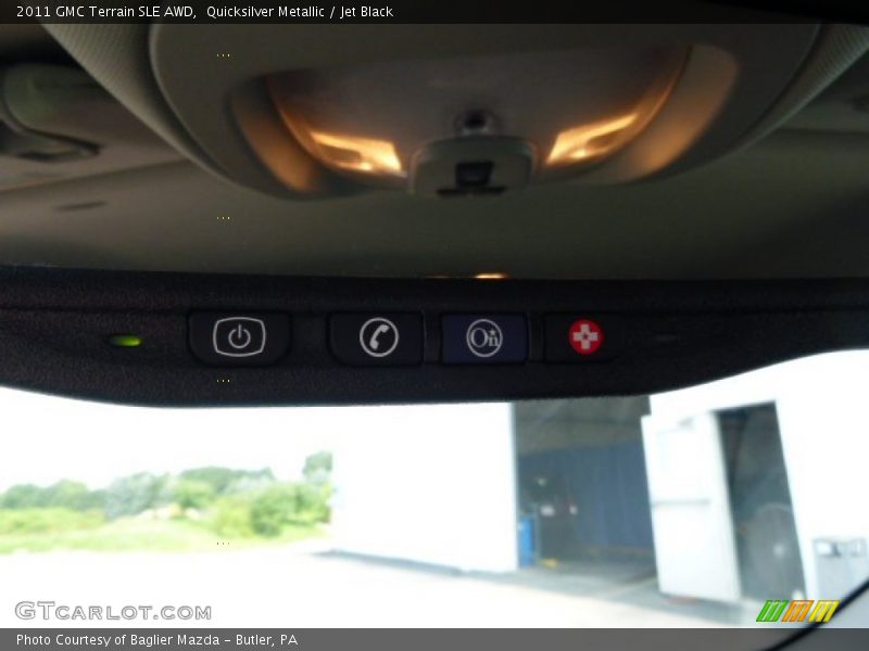 Quicksilver Metallic / Jet Black 2011 GMC Terrain SLE AWD