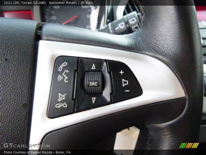 Quicksilver Metallic / Jet Black 2011 GMC Terrain SLE AWD