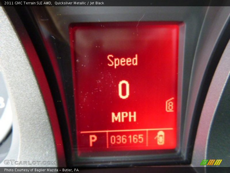 Quicksilver Metallic / Jet Black 2011 GMC Terrain SLE AWD