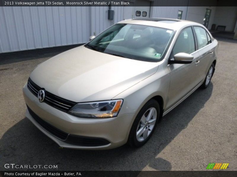 Moonrock Silver Metallic / Titan Black 2013 Volkswagen Jetta TDI Sedan