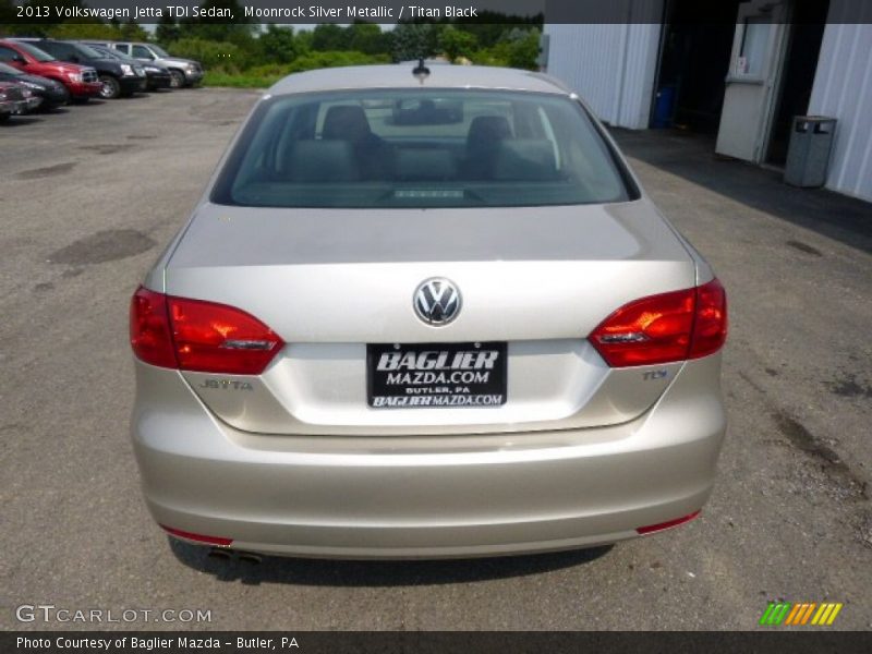 Moonrock Silver Metallic / Titan Black 2013 Volkswagen Jetta TDI Sedan