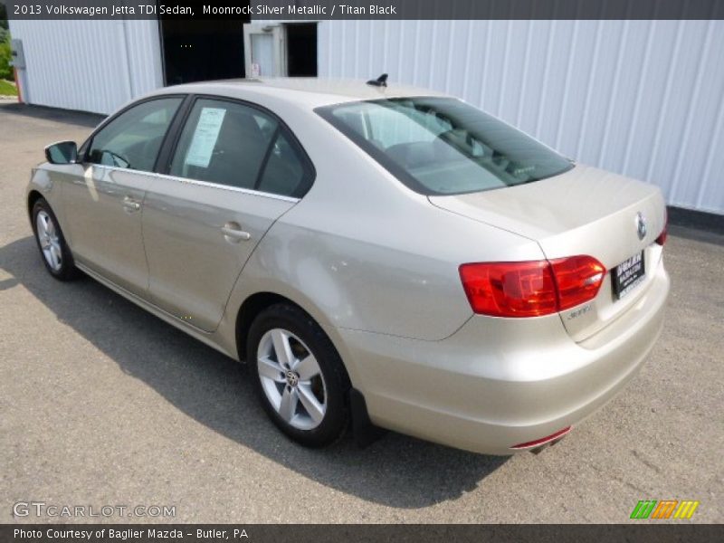 Moonrock Silver Metallic / Titan Black 2013 Volkswagen Jetta TDI Sedan