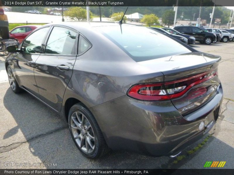 Granite Crystal Metallic / Black/Light Tungsten 2014 Dodge Dart SXT