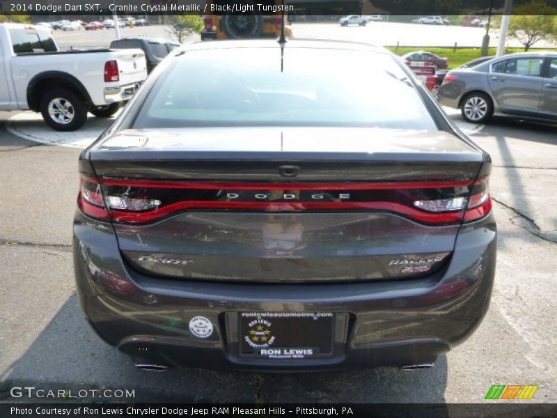 Granite Crystal Metallic / Black/Light Tungsten 2014 Dodge Dart SXT
