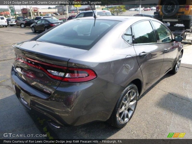 Granite Crystal Metallic / Black/Light Tungsten 2014 Dodge Dart SXT