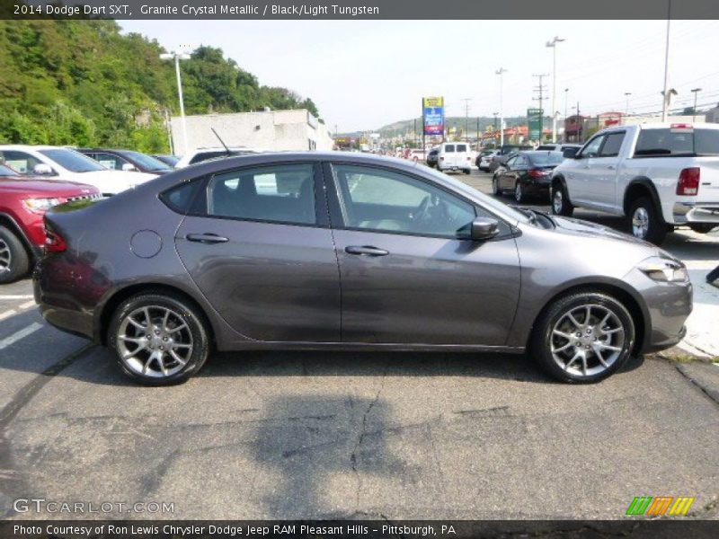 Granite Crystal Metallic / Black/Light Tungsten 2014 Dodge Dart SXT