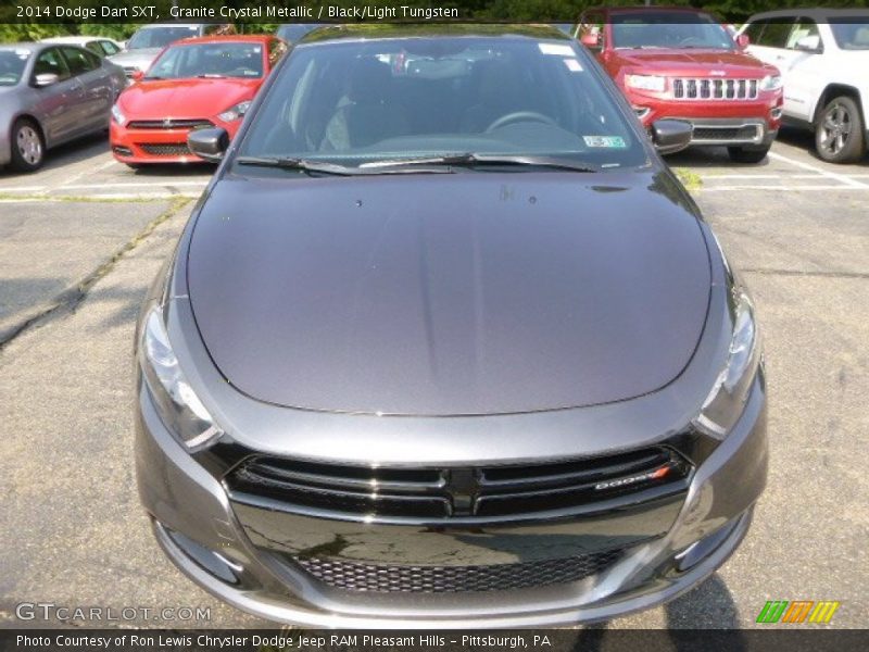 Granite Crystal Metallic / Black/Light Tungsten 2014 Dodge Dart SXT