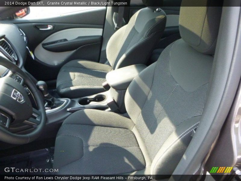 Granite Crystal Metallic / Black/Light Tungsten 2014 Dodge Dart SXT