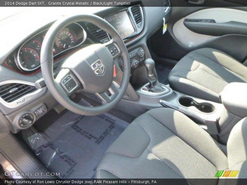 Granite Crystal Metallic / Black/Light Tungsten 2014 Dodge Dart SXT