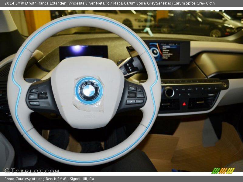  2014 i3 with Range Extender Steering Wheel