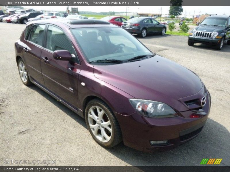 Front 3/4 View of 2008 MAZDA3 s Grand Touring Hatchback