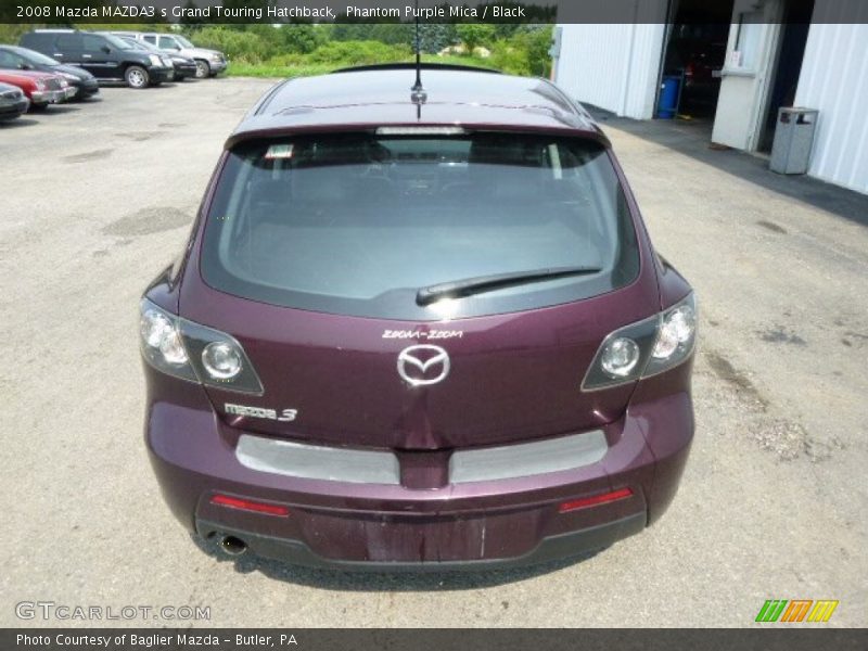 Phantom Purple Mica / Black 2008 Mazda MAZDA3 s Grand Touring Hatchback
