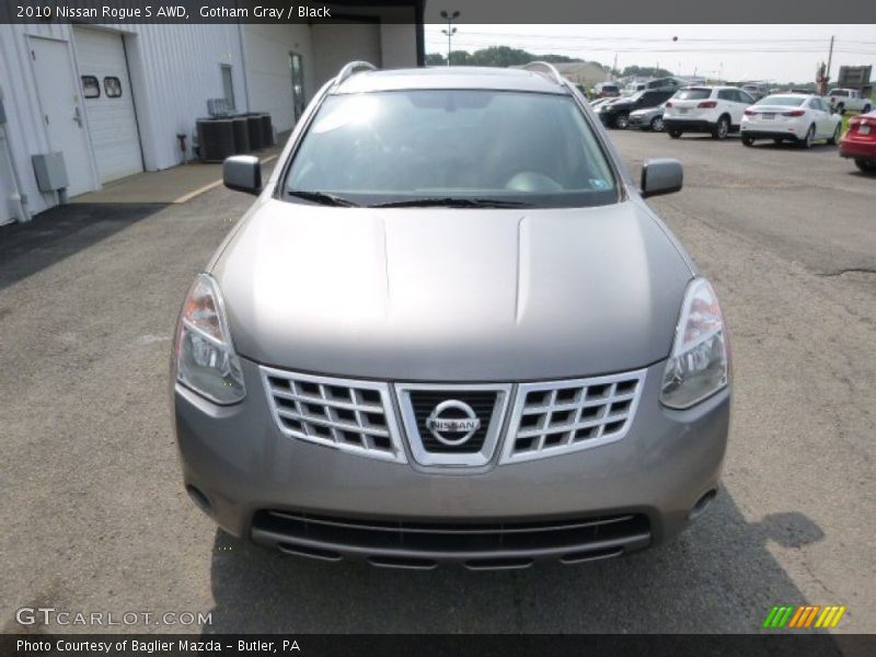 Gotham Gray / Black 2010 Nissan Rogue S AWD