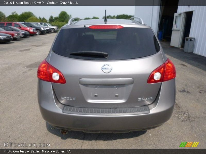 Gotham Gray / Black 2010 Nissan Rogue S AWD