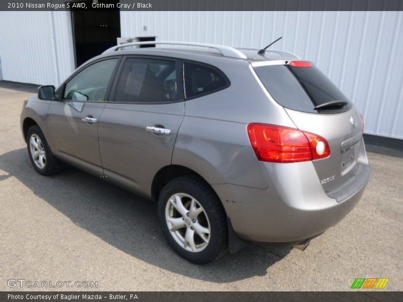 Gotham Gray / Black 2010 Nissan Rogue S AWD
