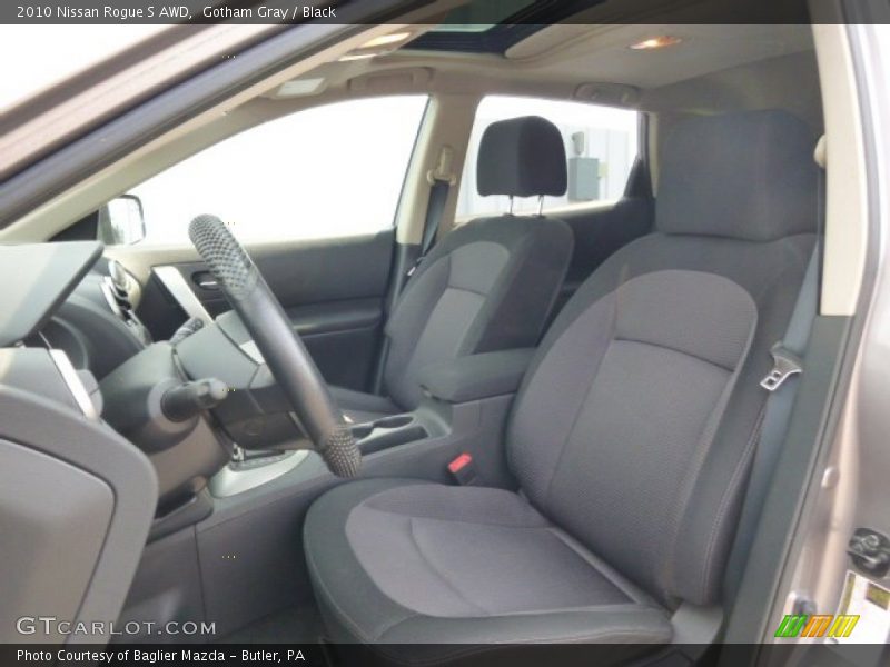Gotham Gray / Black 2010 Nissan Rogue S AWD