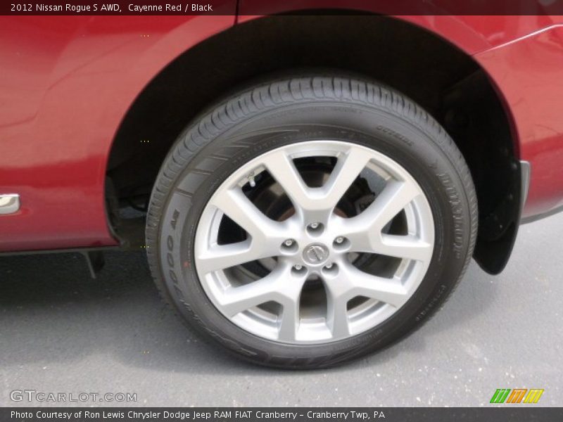 Cayenne Red / Black 2012 Nissan Rogue S AWD