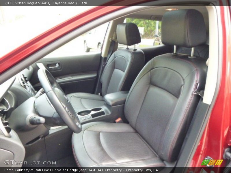 Cayenne Red / Black 2012 Nissan Rogue S AWD
