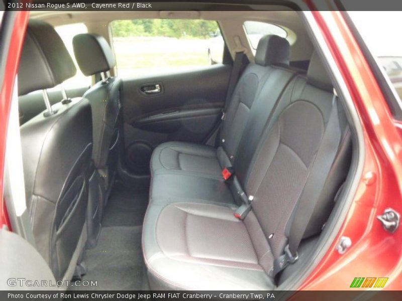 Cayenne Red / Black 2012 Nissan Rogue S AWD