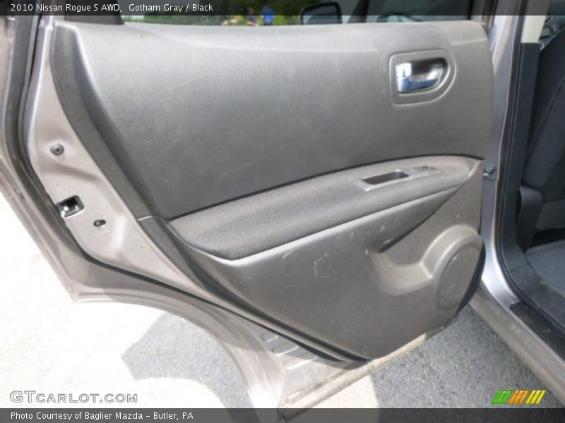 Gotham Gray / Black 2010 Nissan Rogue S AWD