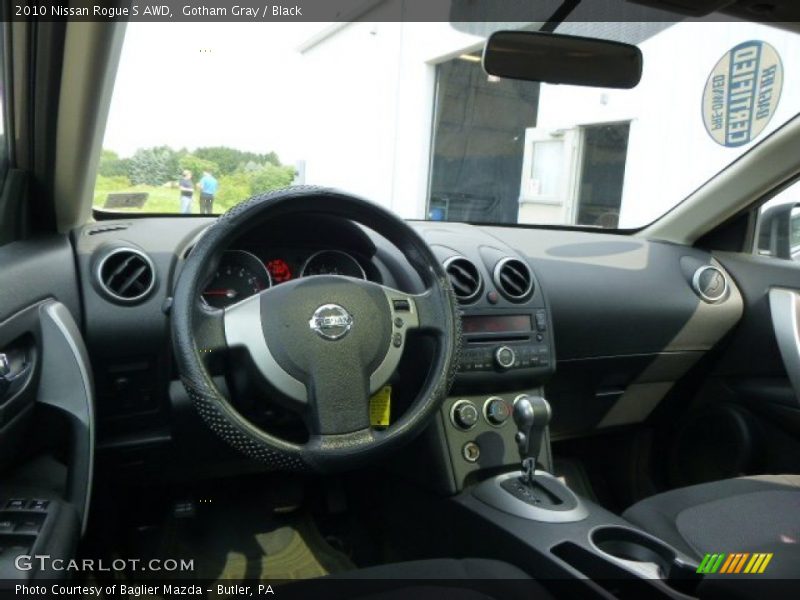 Gotham Gray / Black 2010 Nissan Rogue S AWD
