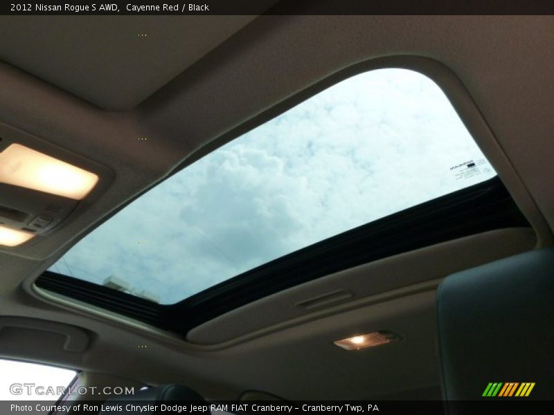Cayenne Red / Black 2012 Nissan Rogue S AWD