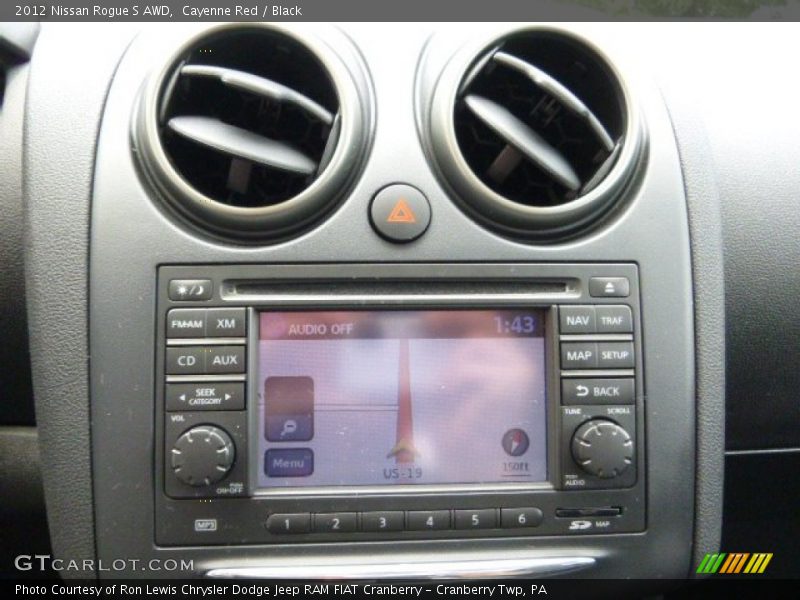 Cayenne Red / Black 2012 Nissan Rogue S AWD