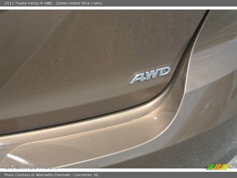 Golden Umber Mica / Ivory 2011 Toyota Venza I4 AWD