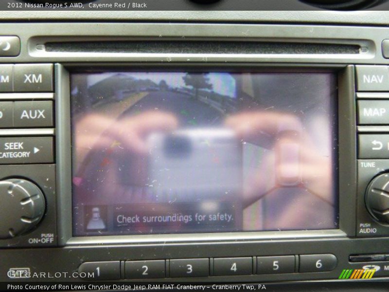 Cayenne Red / Black 2012 Nissan Rogue S AWD