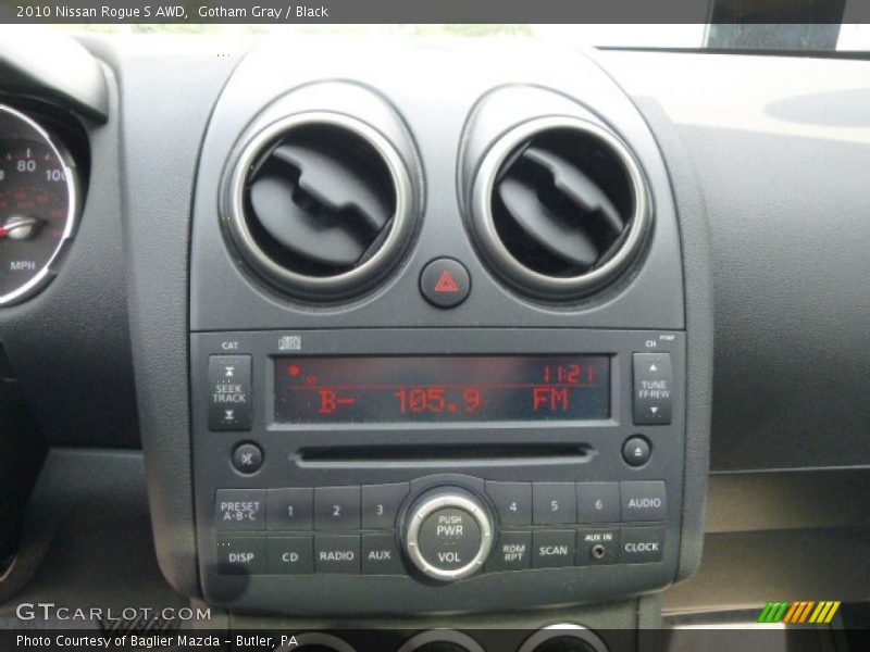 Gotham Gray / Black 2010 Nissan Rogue S AWD