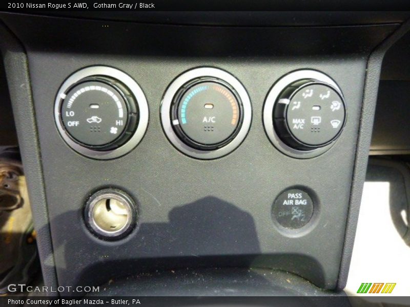 Gotham Gray / Black 2010 Nissan Rogue S AWD