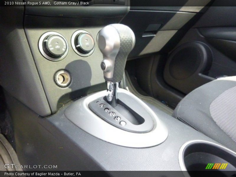 Gotham Gray / Black 2010 Nissan Rogue S AWD
