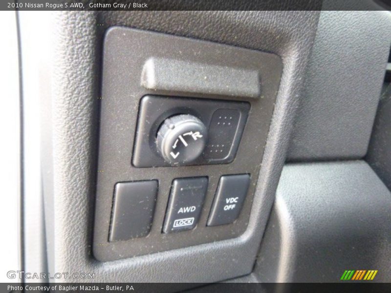 Gotham Gray / Black 2010 Nissan Rogue S AWD