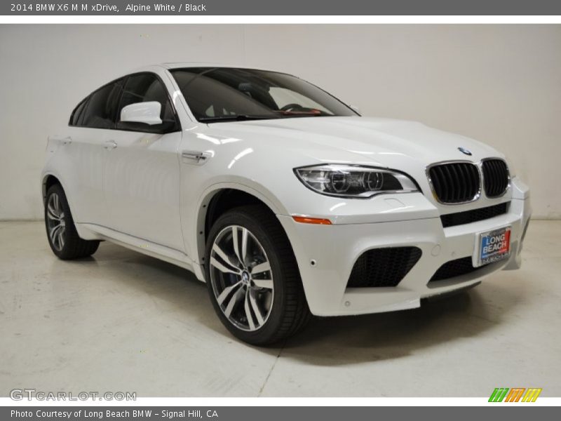 Alpine White / Black 2014 BMW X6 M M xDrive