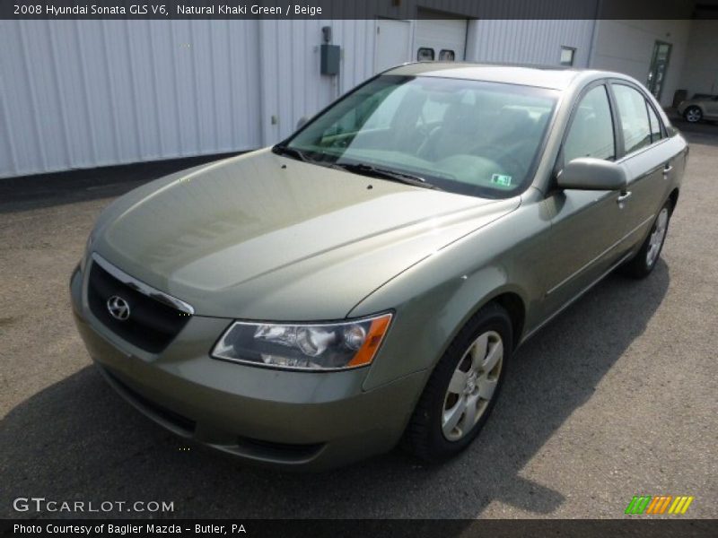 Natural Khaki Green / Beige 2008 Hyundai Sonata GLS V6