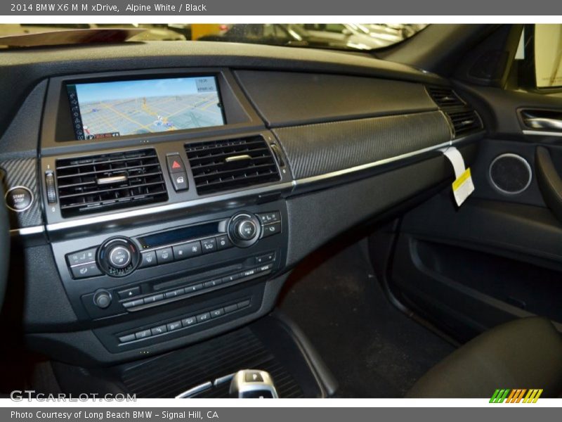 Alpine White / Black 2014 BMW X6 M M xDrive