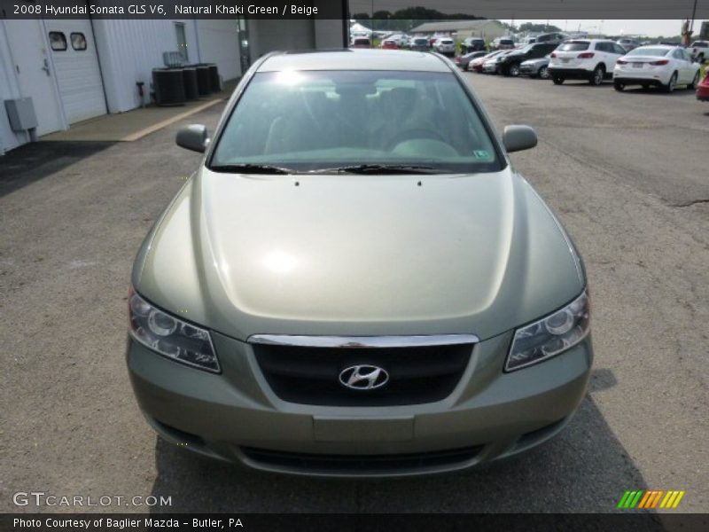 Natural Khaki Green / Beige 2008 Hyundai Sonata GLS V6