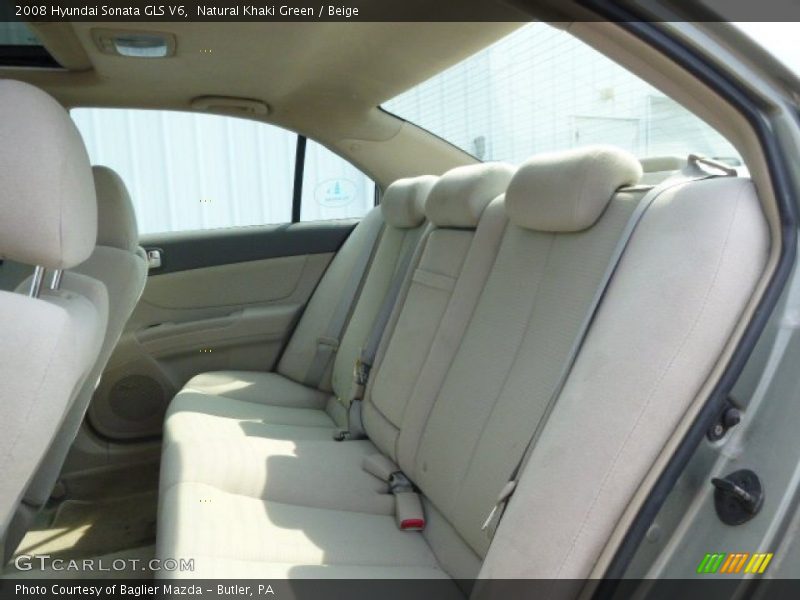 Natural Khaki Green / Beige 2008 Hyundai Sonata GLS V6