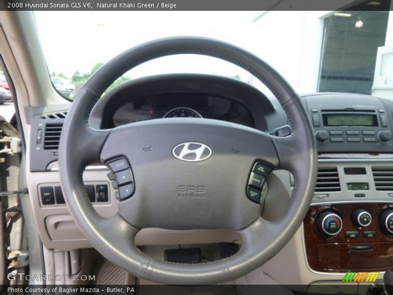 Natural Khaki Green / Beige 2008 Hyundai Sonata GLS V6