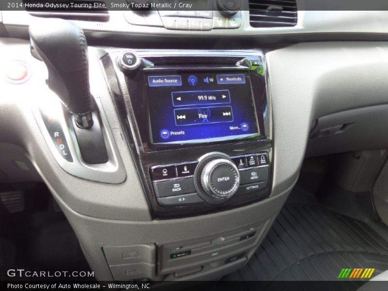 Smoky Topaz Metallic / Gray 2014 Honda Odyssey Touring Elite