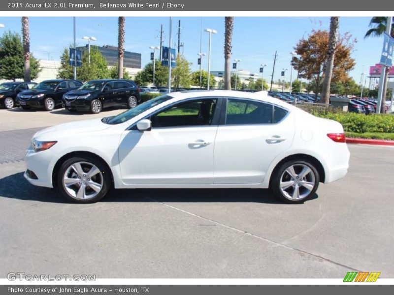 Bellanova White Pearl / Ebony 2015 Acura ILX 2.0L Premium