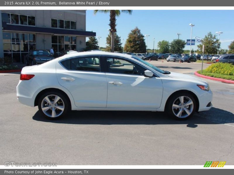 Bellanova White Pearl / Ebony 2015 Acura ILX 2.0L Premium