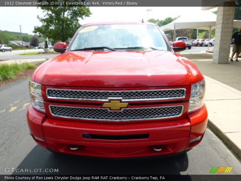 Victory Red / Ebony 2012 Chevrolet Silverado 1500 LT Extended Cab 4x4