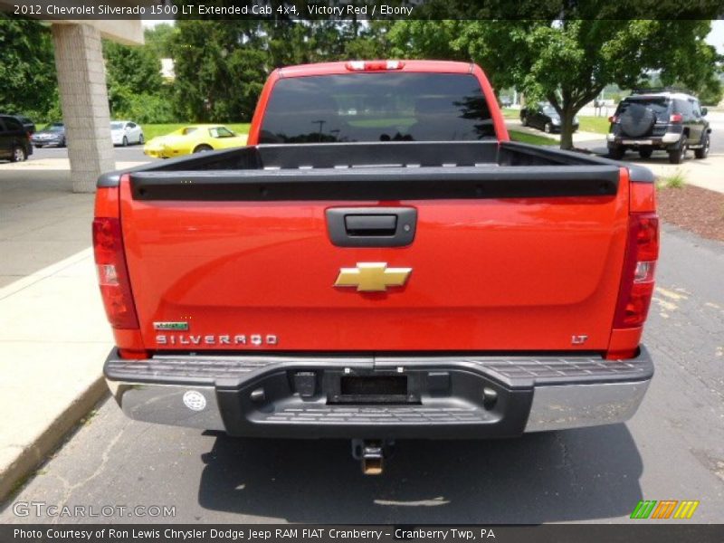 Victory Red / Ebony 2012 Chevrolet Silverado 1500 LT Extended Cab 4x4