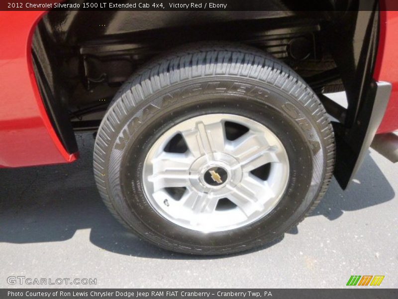 Victory Red / Ebony 2012 Chevrolet Silverado 1500 LT Extended Cab 4x4