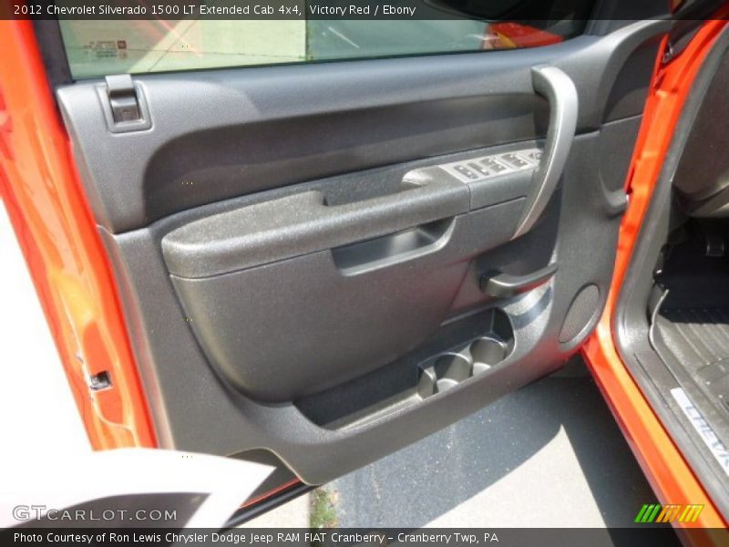 Victory Red / Ebony 2012 Chevrolet Silverado 1500 LT Extended Cab 4x4