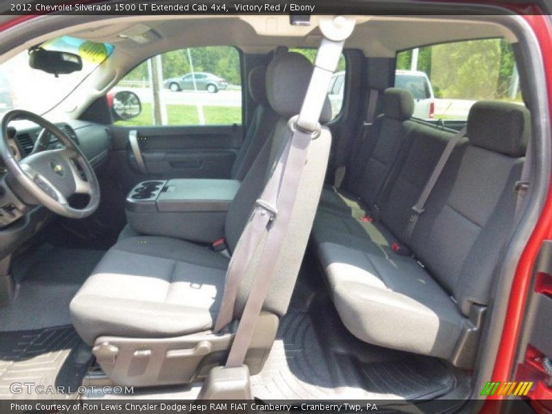 Victory Red / Ebony 2012 Chevrolet Silverado 1500 LT Extended Cab 4x4